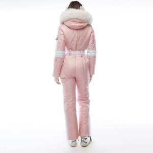 Street Wear Rainy & Snow Weather Ski Suits 3000M Waterproof Lightweight Softshell Tracksuit for Women Panel Design - Product Image 3