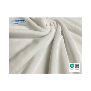100% Polyester Super Doux Boa Tissu Blanc Poly Velours pour Vêtements Jouets Textile À La Maison - Product Image 2
