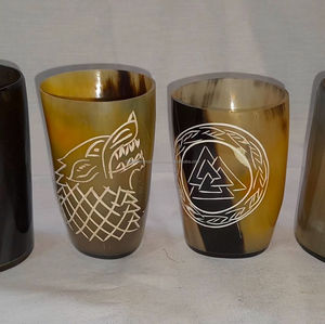 Vaso de cuerno vikingo de alta demanda para chupito, vaso de chupito de cuerno de vaca, vaso de cuerno real para whisky y Tequila - Product Image 5