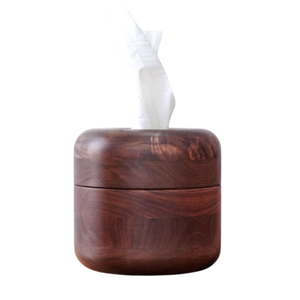 Caja de pañuelos moderna de madera, diseño cúbico independiente, para decoración del hogar, oficina, baño, tocador. - Product Image 5