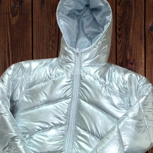 Veste en argent de qualité supérieure pour hommes et femmes, veste en duvet respirante à séchage rapide, confortable, service OEM. - Product Image 2