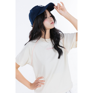 เสื้อยืดทรงครอปสำหรับผู้หญิง ผ้าฝ้ายพรีเมียม ทรงเข้ารูป สไตล์ Y2K สตรีทแวร์ แฟชั่นลำลอง พิมพ์ลายกราฟิก - Product Image 5