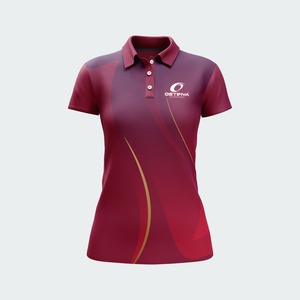 2026 New Design Breathable Knitted <b>Plain</b> Dyed Women's Polo Shirt Custom Logo Top Quality Casual Wear Needle Detection Shirt - Product Image 3