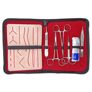 Kit de Entrenamiento de Sutura Veterinaria Más Vendido, 18 Piezas con 14 Herramientas para Práctica de Sutura, Agujas e Hilos, Certificado CE ISO, Proveedor Mayorista - Product Image 1