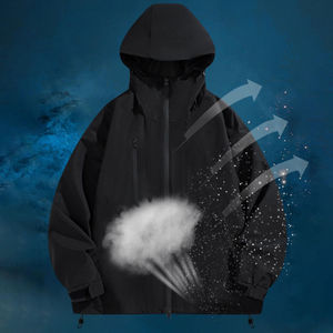Chaqueta Cortavientos Adidas Techwear para Hombre, Impermeable, con Capucha, Estilo Urbano, Diseño Color Block, Táctica y Resistente al Viento - Product Image 5