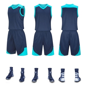 Ensemble de maillots de basket-ball personnalisés pour hommes, 100% polyester, séchage rapide, sans manches, shorts, impression de logo personnalisé, équipe, basket-ball d'été - Product Image 6