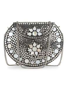 Sac à main pour femme en laiton plaqué argent scintillant de haute qualité, personnalisé pour les organisateurs d'événements, prix de gros HF CRAFTS - Product Image 2