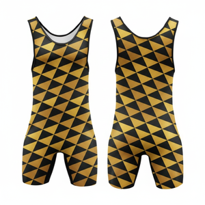 Maillots de lutte personnalisés OEM d'usine, pas chers, 100% polyester - Product Image 4
