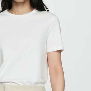 เสื้อยืดลายสก็อตผู้หญิงสำหรับฤดูร้อน ผ้าฝ้าย 100% น้ำหนักเบา สวมใส่สบาย ระบายอากาศได้ดี แห้งเร็ว เหมาะสำหรับชุดลำลองและสไตล์สบายๆ - Product Image 4