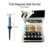 Support magnétique double pour tee de golf, en plastique durable, étanche, anti-perte, avec logo personnalisé, accessoires de golf du fabricant