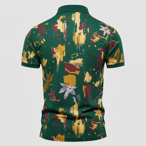 เสื้อโปโลกอล์ฟแบบสั่งทำพิเศษ เสื้อเจอร์ซีย์ลายโบว์ลิ่งพิมพ์ลายแบบซับลิเมชั่น แห้งเร็ว ระบายอากาศได้ดี เสื้อผ้ากีฬาแบบ unisex ติดกระดุม - Product Image 5