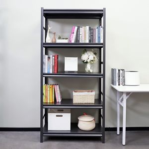 Scaffalatura Metallica Robusta a 5 Ripiani, Unità di Stoccaggio Regolabili con Capacità di Carico di 900 kg per Cucina, Garage, Dispensa, Dimensioni H63 L31.5 - Product Image 1