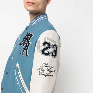 Chaquetas de Béisbol Varsity Reversibles para Hombre, de Alta Calidad, con Logotipo Personalizado OEM, Impermeables, Transpirables y Ecológicas - Product Image 3