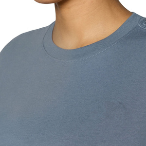 T-shirt court personnalisé pour femme 100% coton brodé et sérigraphié, style mode, vente en gros OEM ODM - Product Image 4