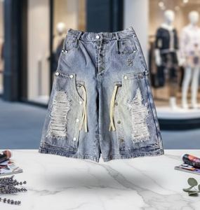 Shorts cargo en jean pour hommes, écologiques, 100 % coton, décontractés, confortables, durables, séchage rapide, taille mi-haute, braguette zippée, poches, vente en gros - Product Image 5