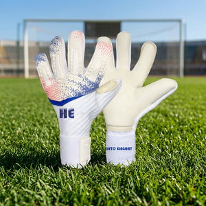Guantes de portero de entrenamiento al aire libre profesional hombres mujeres guantes de Palma de látex de contacto duradero 4mm PU/guantes de fútbol - Product Image 3