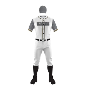 Uniforme de Béisbol, Jersey con Botones y Pantalones, Personalización de Marca de Equipo, Fabricación OEM, Ropa Deportiva al por Mayor - Product Image 1