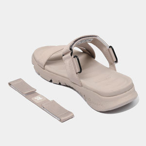 Sandalias Marrones con Tiras Cruzadas, Punta Abierta, Cierre de Gancho y Bucle, Correa de Talón Extraíble, Secado Rápido, Ligeras - Product Image 3