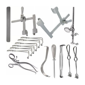 Kit de rétracteurs chirurgicaux orthopédiques généraux pour chirurgie abdominale majeure, en acier inoxydable réutilisable, modèle MOL - Product Image 5