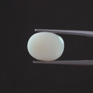 Premium Quality IGI Certified White Natural Opal Loose Gemstone 3.87 Carat Oval Cut Hand Cut <b>Polished</b> <b>Wax</b>/Oil Treated 14x11mm - Product Image 3