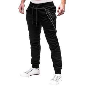 Sports Men's Lightweight Running <b>Trousers</b> with Custom Logo <b>Breathable</b> Polyester/Cotton for Outdoor Activities - Product Image 4