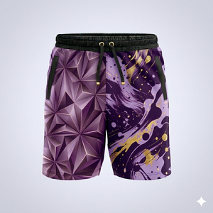 Shorts Deportivos para Hombre, con Logotipo Frontal, de Secado Rápido, Impermeables, Transpirables, con Cordón Ajustable y Bolsillos - Product Image 1