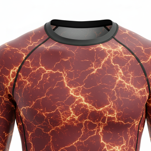 Camiseta de Compresión Unisex de Manga Larga, Ecológica y de Alto Rendimiento, Tejido Sostenible para BJJ, MMA, Jiu Jitsu, Grappling y Deportes de Contacto - Product Image 4