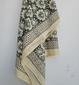 Wholesale Floral Bagru Print <b>Sarong</b> Lightweight Cotton Pareo Beach Vacation Wrap for Women Ethnic Hand Block Print <b>Sarong</b> Summer - Product Image 3