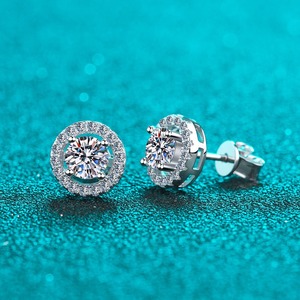 Best Quality Moissanite Diamond Stud <b>Earrings</b> Suitable for Women <b>Men</b> Daily Wear Party Outfits Special Events and Gift Collection - Product Image 2
