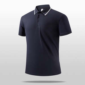 Polo personnalisé pour hommes et femmes, motif uni, séchage rapide, vêtements de travail d'entreprise, logo imprimé, broderie, anti-boulochage - Product Image 1