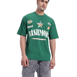 เสื้อยืดแขนสั้นผ้าฝ้าย 100% สกรีนลายตามสั่ง เสื้อผ้ากีฬา เสื้อยืดผู้ชาย เสื้อยืดลำลองแนวสตรีท เสื้อยืดโอเวอร์ไซส์ - Product Image 1