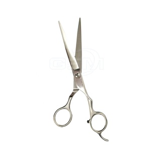 Ciseaux de barbier professionnels légers pour droitiers, lames en acier inoxydable 4Cr13, manche moyen, GEMSTONE Hair, vente chaude - Product Image 1