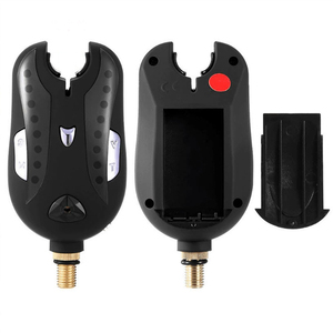Indicateur de morsure pour la pêche à la carpe européenne, équipé d'un éclairage LED et d'une alarme sonore, avec volume réglable (piles non incluses) - Product Image 6