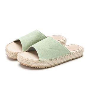 Pantoufles plates OEM ODM pour femmes, mules, sandales EVA avec semelle en jute tressée, chaussures décontractées, chaussures pour femmes, fabriquées au Bangladesh - Product Image 3