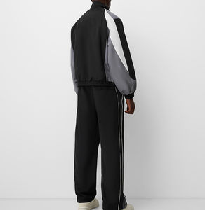 New Arrival Mens Windbreaker tracksuit sports <b>jacket</b> pants for gym <b>workout</b> running jogging outdoor fitness wear - Product Image 2