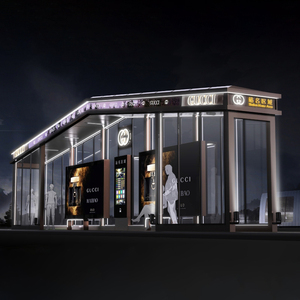 Xe buýt dừng quảng cáo hộp đèn nhà máy của nhà sản xuất thiết kế mới cho hiện đại ngoài trời trạm xe buýt nơi trú ẩn hình dạng tùy chỉnh - Product Image 2