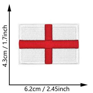 Parches de Bandera Bordados Personalizados con Velcro y para Planchar, Insignias de Banderas Nacionales para Uniformes, Chaquetas y Equipo Táctico - Product Image 5