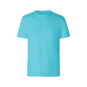 T-shirt à manches courtes en coton premium 240 GSM, col rond, écologique, respirant, séchage rapide, vêtements en gros personnalisés OEM ODM - Product Image 2