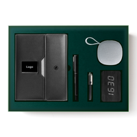 CARDSILK – Fournisseur OEM : Ensemble Cadeau Personnalisé en Cuir PU, Carnet avec Stylo, Design Texturé, pour Organiseur de Bureau Professionnel, avec Batterie Externe Intégrée