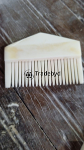 Tradebyd Bone Hair <b>Comb</b> Luxury <b>Wide</b> Tooth Hair Detangler Handmade Grooming Tool for Daily Hair Care - Product Image 2
