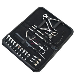 Juego de Herramientas para Extensiones de Cabello con Cortador de Queratina, Removedor de Micro Anillas, Gancho para Extraer Cabello, Tijeras para Hilos y Pinza de Seccionamiento - Product Image 1