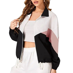 <b>Women</b> Hooded Windbreaker Coat <b>Lightweight</b> Outdoor Sports <b>Jacket</b> Breathable Zip Front Casual Daily Wear Protective - Product Image 5