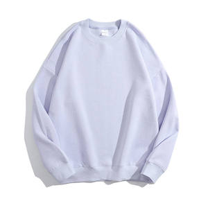 Wholesale High Quality 300gsm Cotton Polyester Blank Drop Shoulder Custom Crewneck Oversized Sweatshirt for <b>Men</b> - Product Image 1