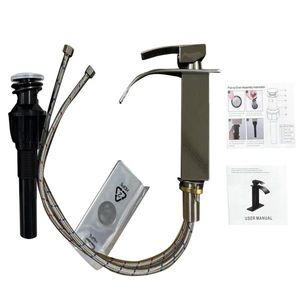 Rubinetto Monocomando in Acciaio Inox Cromato per Lavabo, Miscelatore Monoforo per Bagno, Non Spedibile nei Fine Settimana Tramite USPS/FedEx - Product Image 2