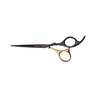 Ciseaux de barbier de qualité supérieure, outil de coiffure, lame à bord rasoir, prise en main confortable, fabrication OEM ODM avec logo personnalisé - Product Image 4