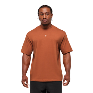 Camiseta Extra Grande de Algodón 100% Premium para Hombre, con Logotipo Bordado Personalizado, Corte Musculoso, Ropa de Gimnasio, Estilo Hip Hop Urbano - Product Image 1