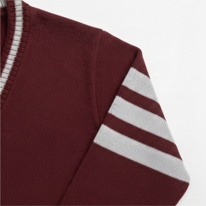 Crea tu Propio Cárdigan de Punto con Cuello en V de Alta Calidad Personalizado con el Logotipo de tu Hermandad/Fraternidad/Escuela/Universidad - Product Image 4