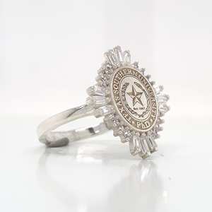 Anillo Escolar BOJ 085, Anillo Universitario y de Colegio, Anillo de Graduación para Mujer, Anillo Personalizado con Año de Graduación, Anillo en Oferta a Bajo Precio - Product Image 3