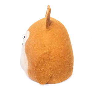 Cute Cartoon Fox Cat <b>Bed</b> <b>Cave</b> Wool Felt Round Soft Indoor All Seasons Cat <b>Bed</b> - Product Image 3