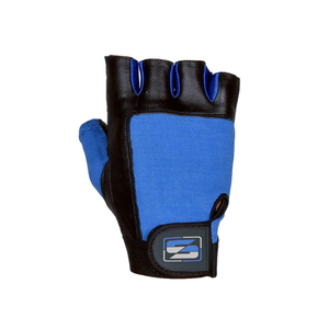 Gel Padded Leather Half <b>Finger</b> Gym Gloves Closure Palm Protection Breathable Adjustable Wrist <b>Strap</b> Great Fit Gym Gloves - Product Image 4